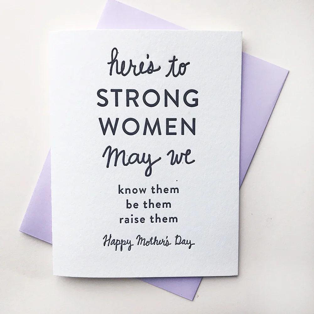 Strong Mother's (Day) Card