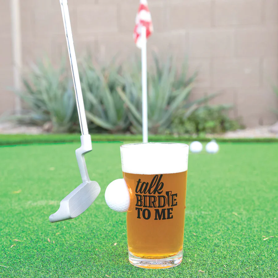 Talk Birdie To Me Beer Glass - Image 3