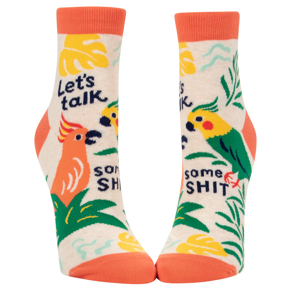 Talk Some Shit Ankle  Women's Socks