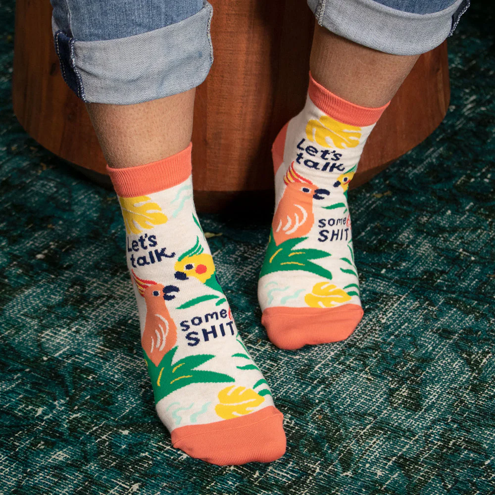 Talk Some Shit Ankle  Women's Socks - Image 2