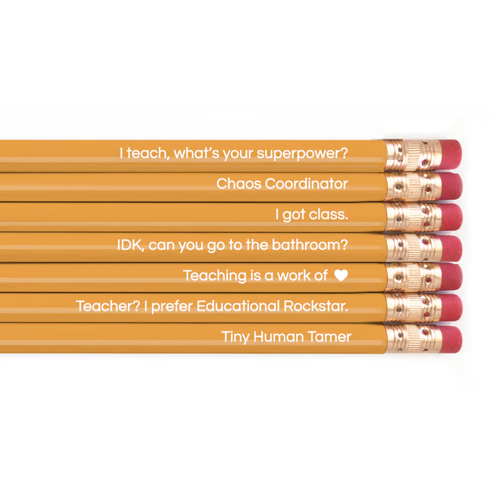 Teaching Is a Work of Heart Pencil Set - Image 2