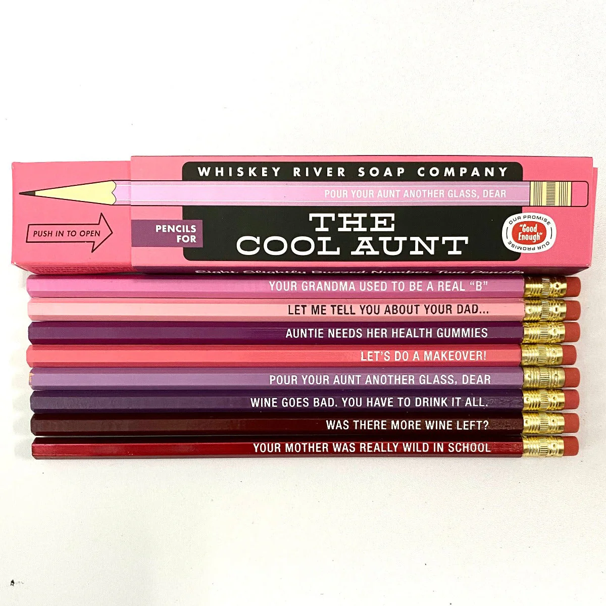 The Cool Aunt - Set of 8 pencils