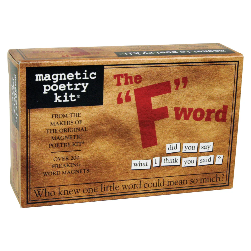 The "F" Word Magnetic Poetry Kit