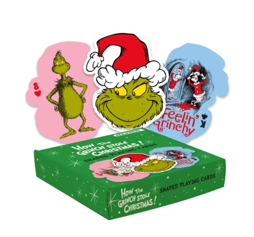 The Grinch Christmas Shaped Playing Cards
