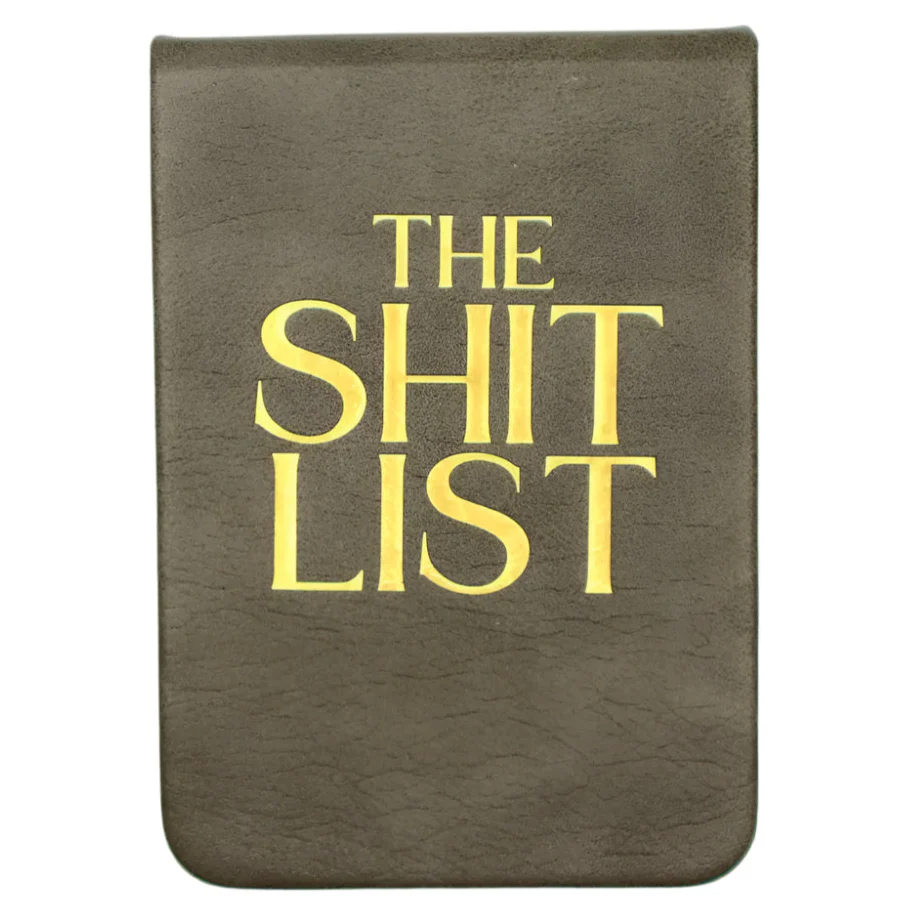 The Shit List - Leatherette Pocket Journal