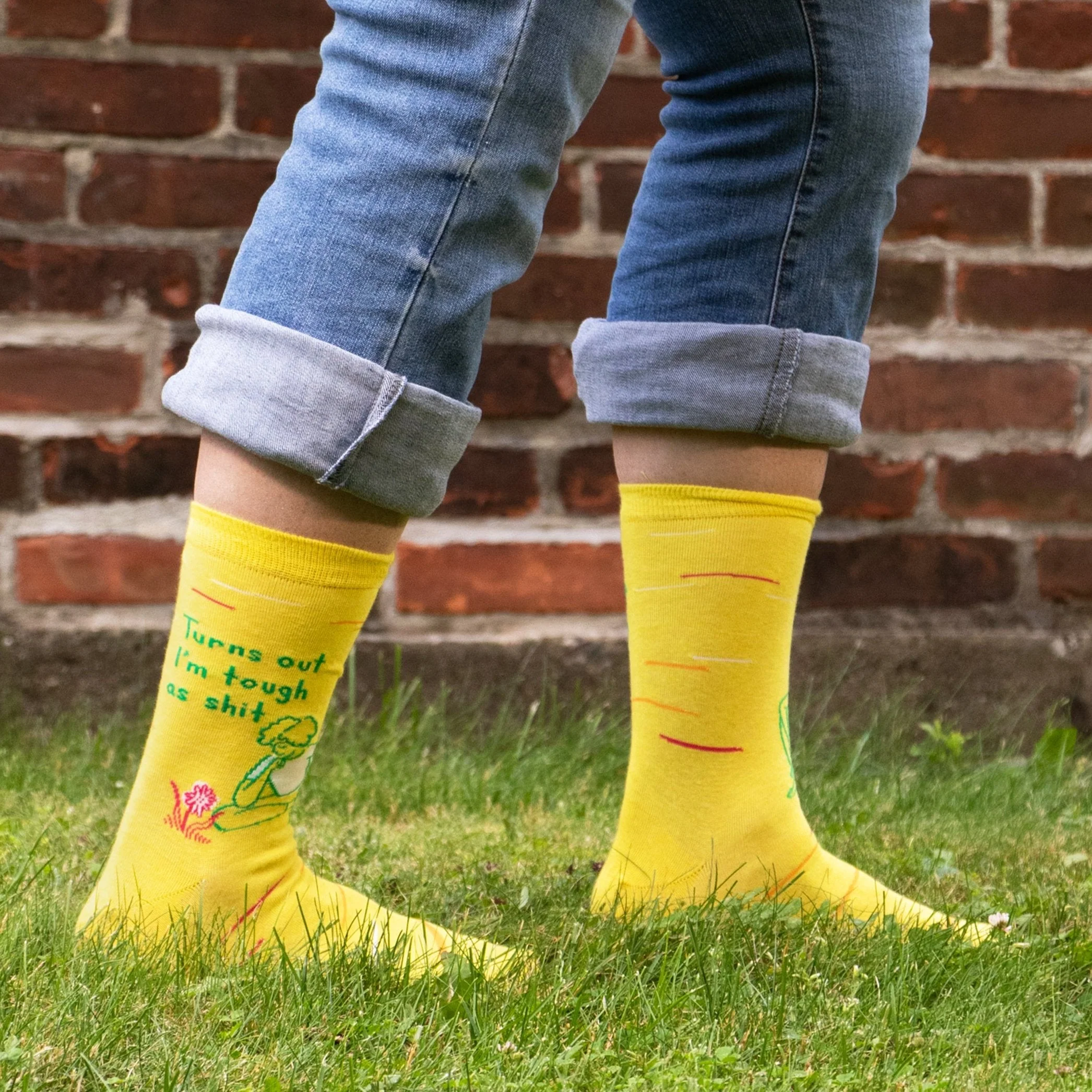 Tough as Shit Women's Crew Socks - Image 2
