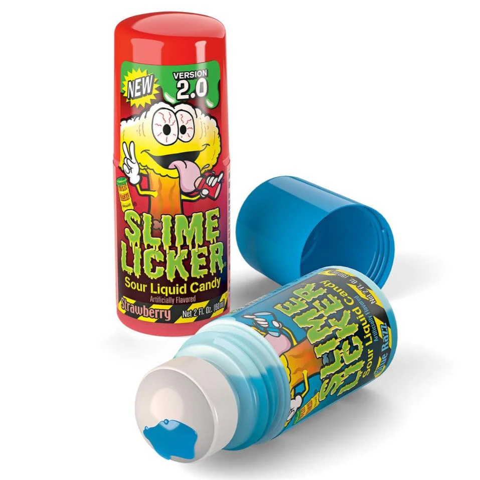 Toxic Waste Slime Licker 2.0 - Blue Razz / Strawberry 1 random flavor