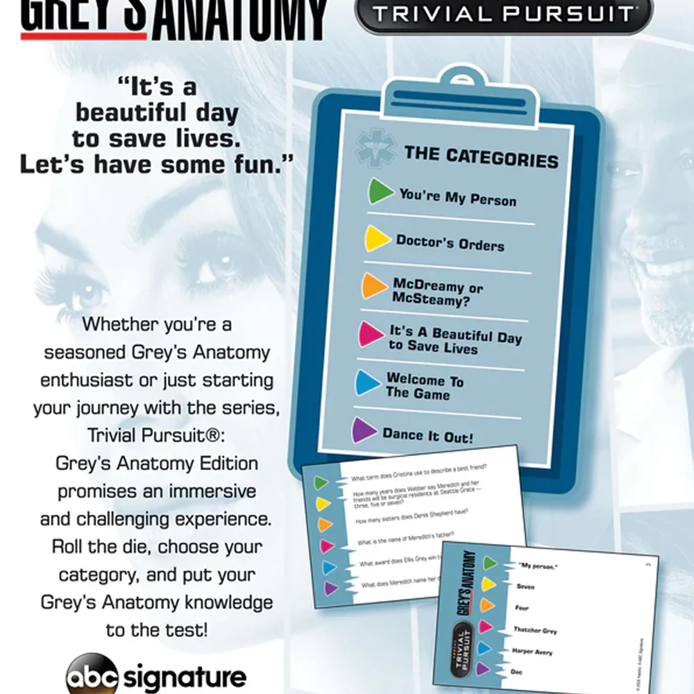 Trivial Pursuit: Grey's Anatomy - Image 2