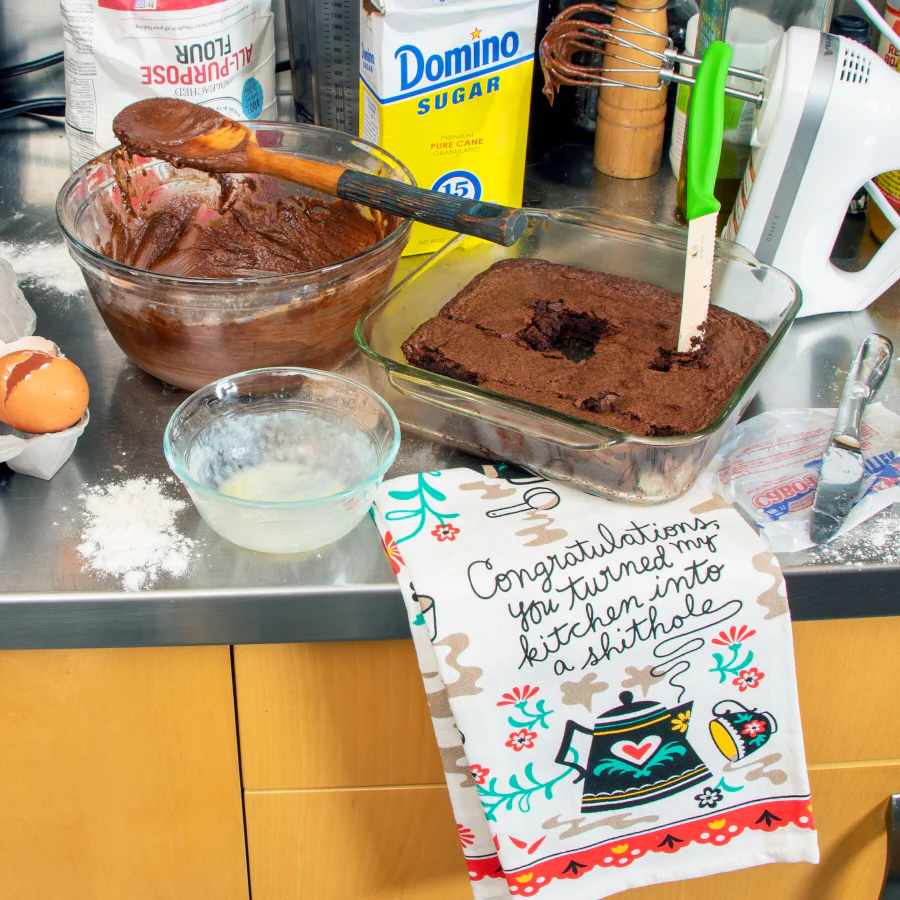 Turned My Kitchen into a Sh*thole Dish Towel - Image 3