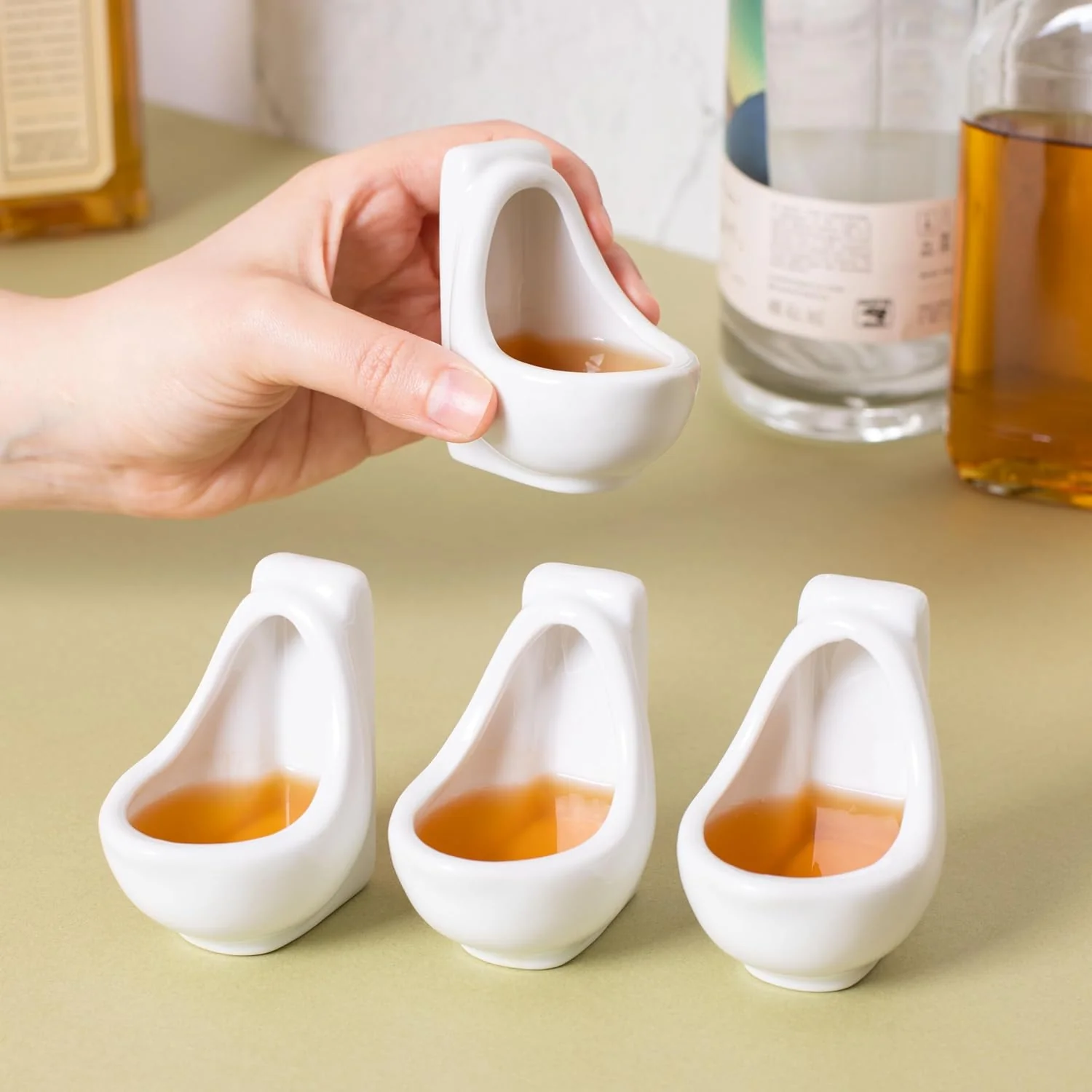 Urinal Shot Glasses (Set of 4) - Image 3