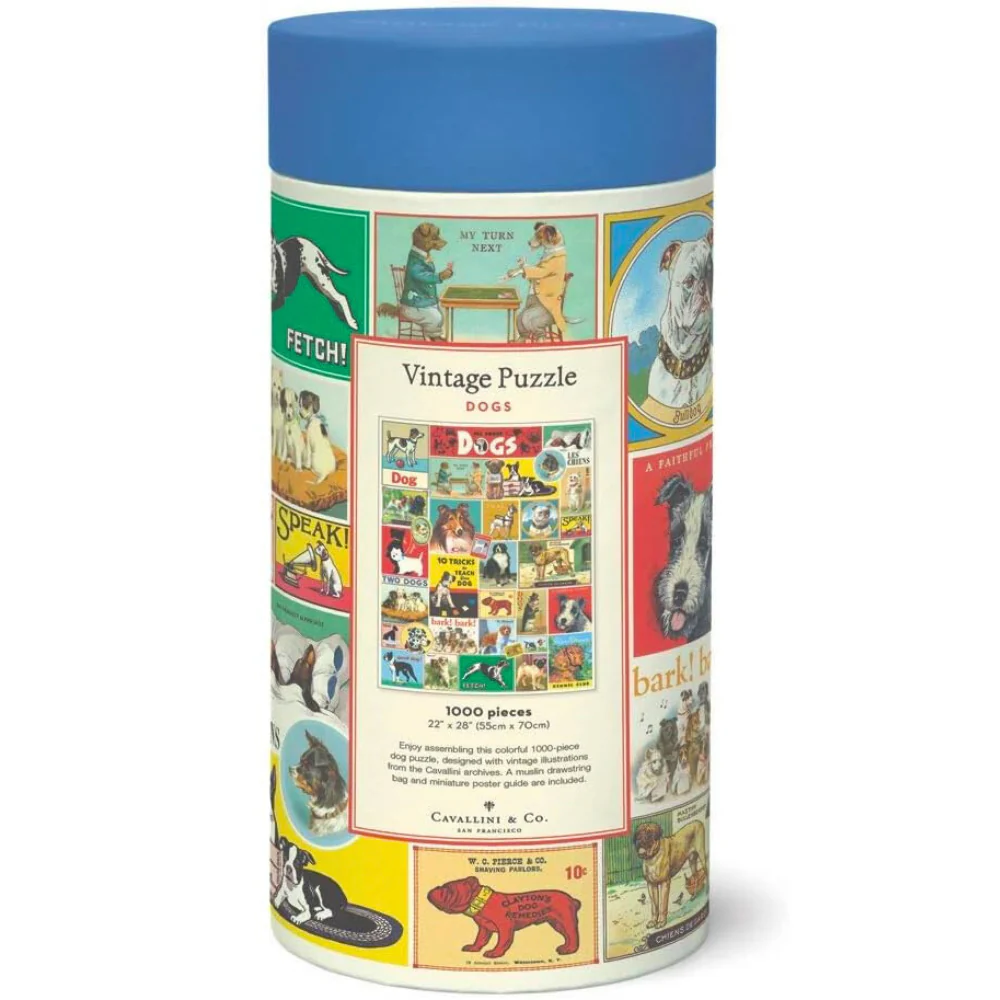 Vintage Dogs 1000 pc puzzle - Image 2