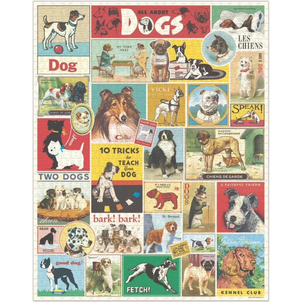 Vintage Dogs 1000 pc puzzle - Image 3