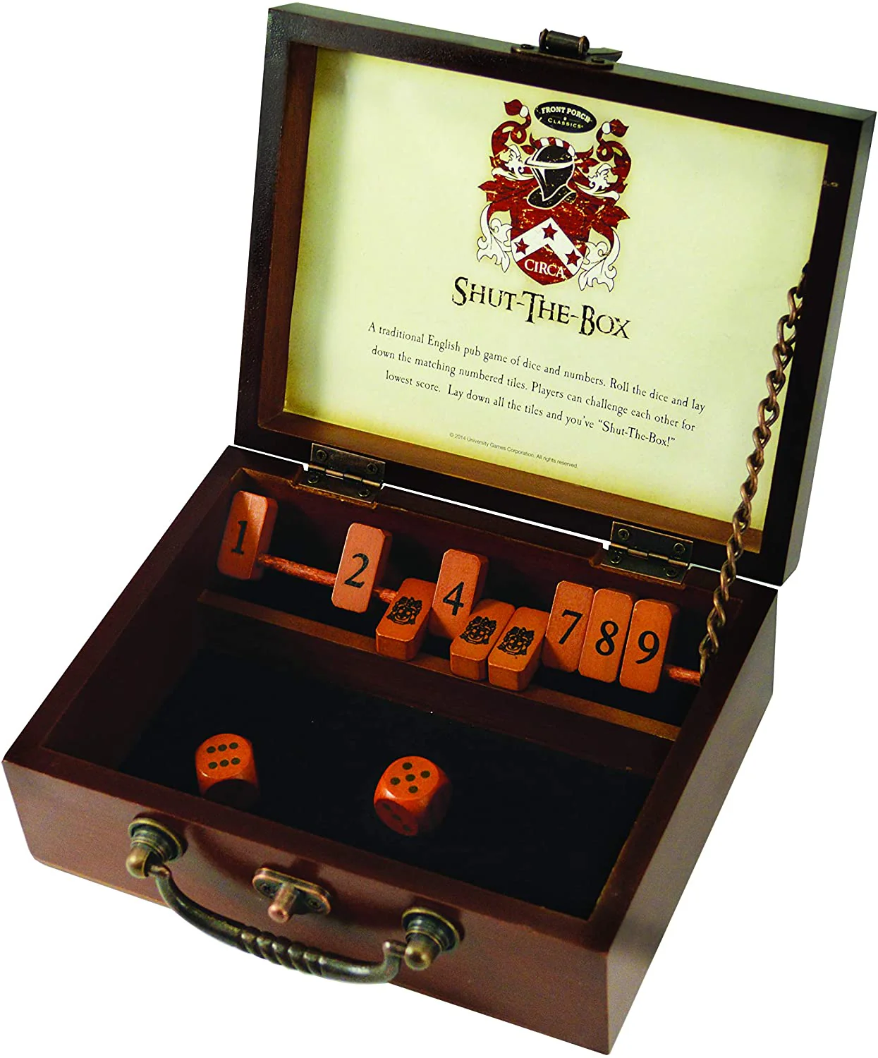 Vintage Shut the Box Game