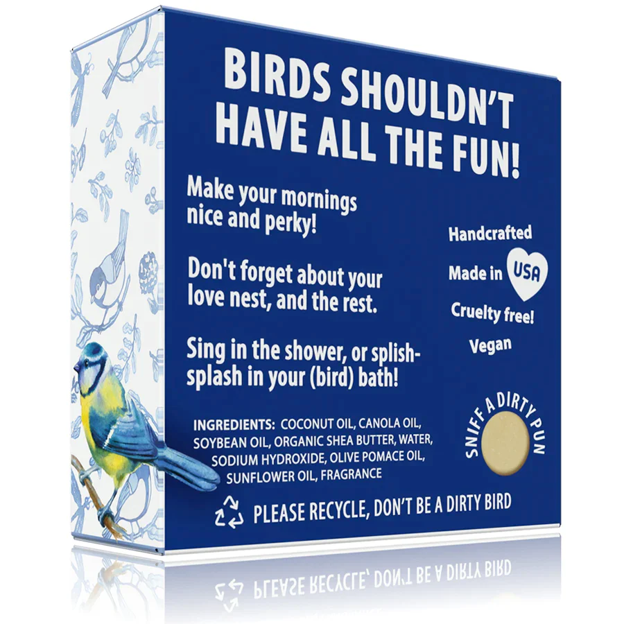 Wash Your Tits Funny Bird Pun Soap - Image 3