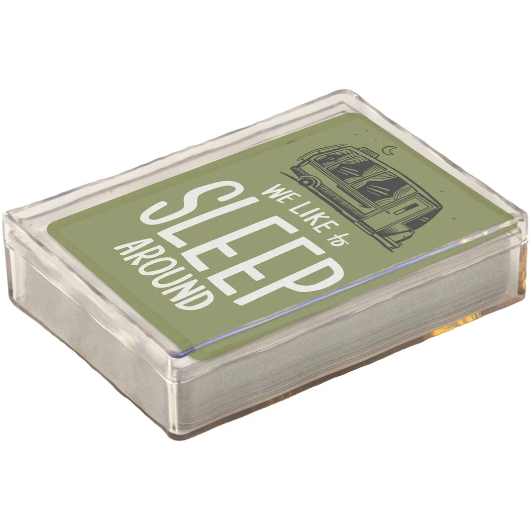 We Like To Sleep Around Playing Cards - Image 2