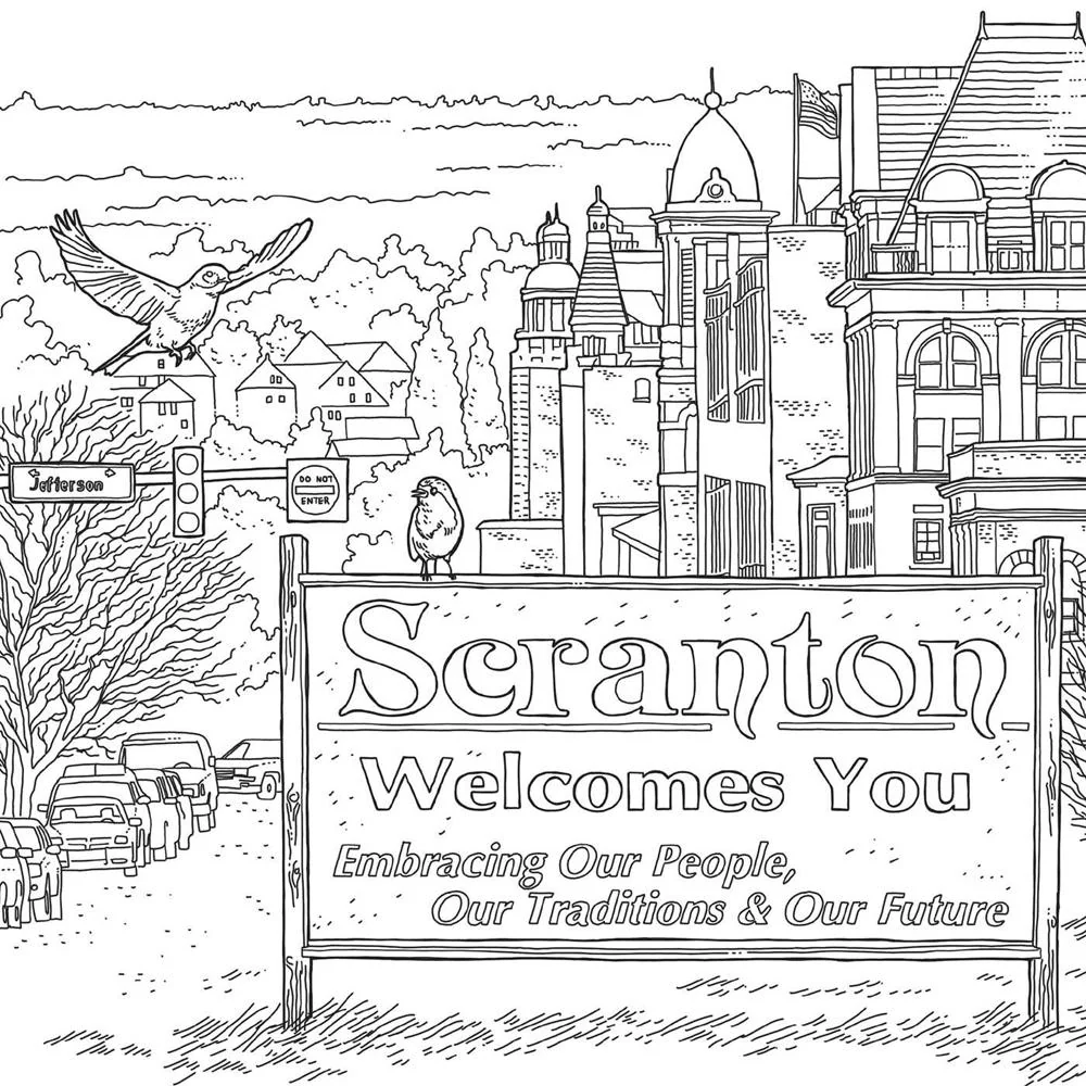 Welcome to Scranton - Unofficial Coloring Book for Fans of The Office - Image 2