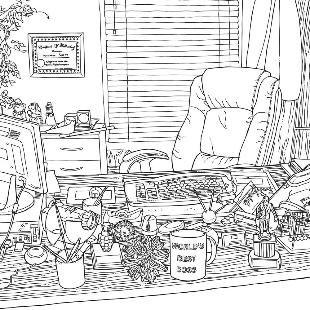 Welcome to Scranton - Unofficial Coloring Book for Fans of The Office - Image 3