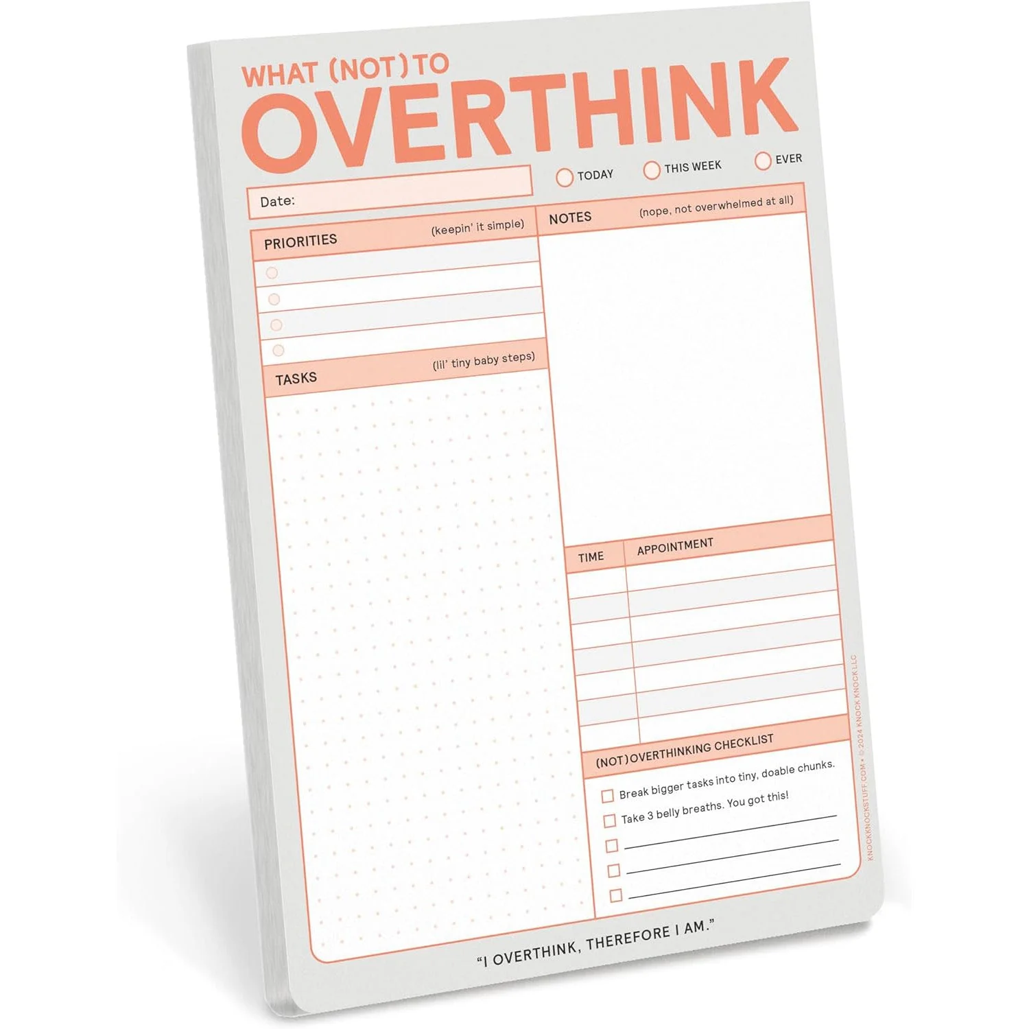 What (NOT) to Overthink Pad