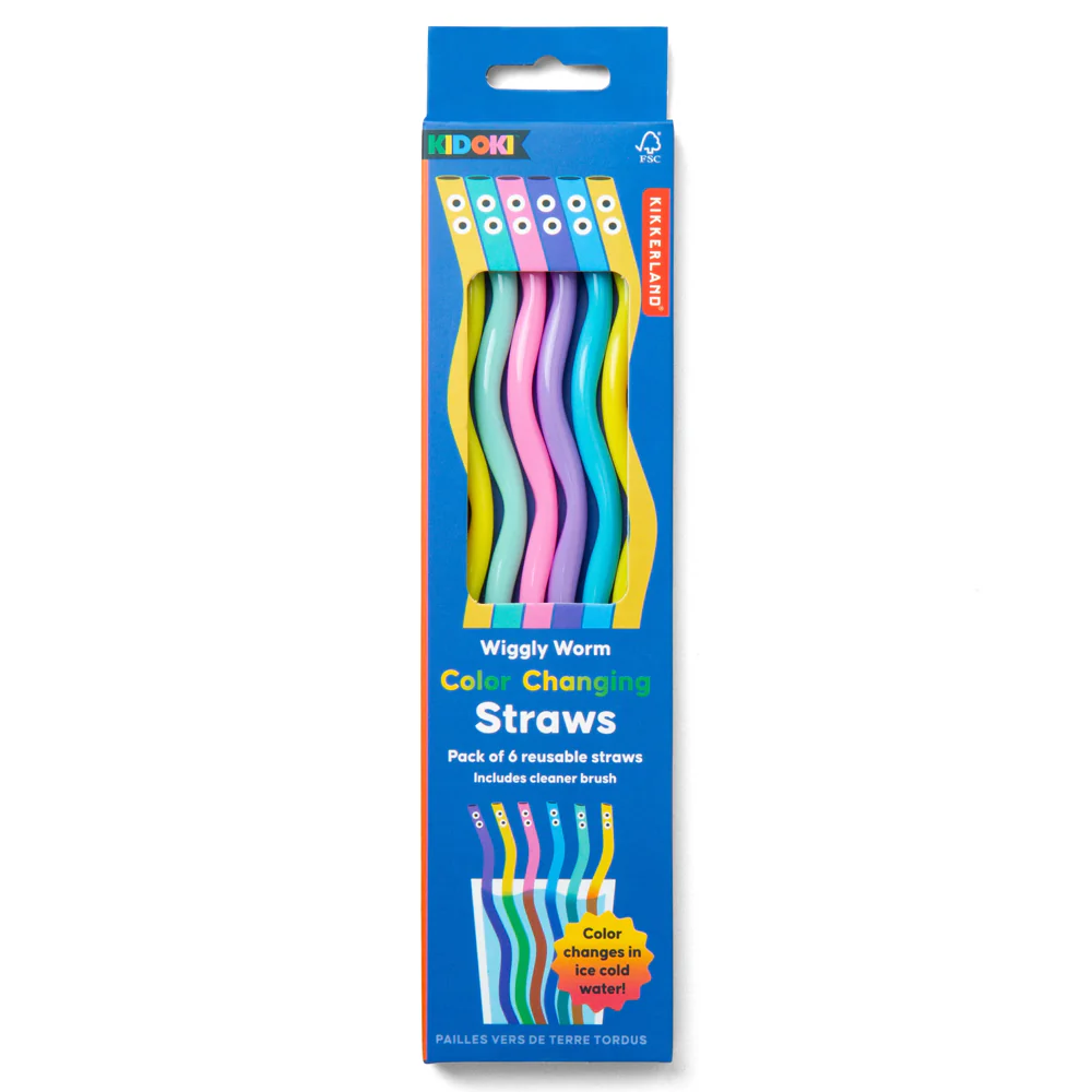 Wiggly Worm Color Changing Straws - Image 3