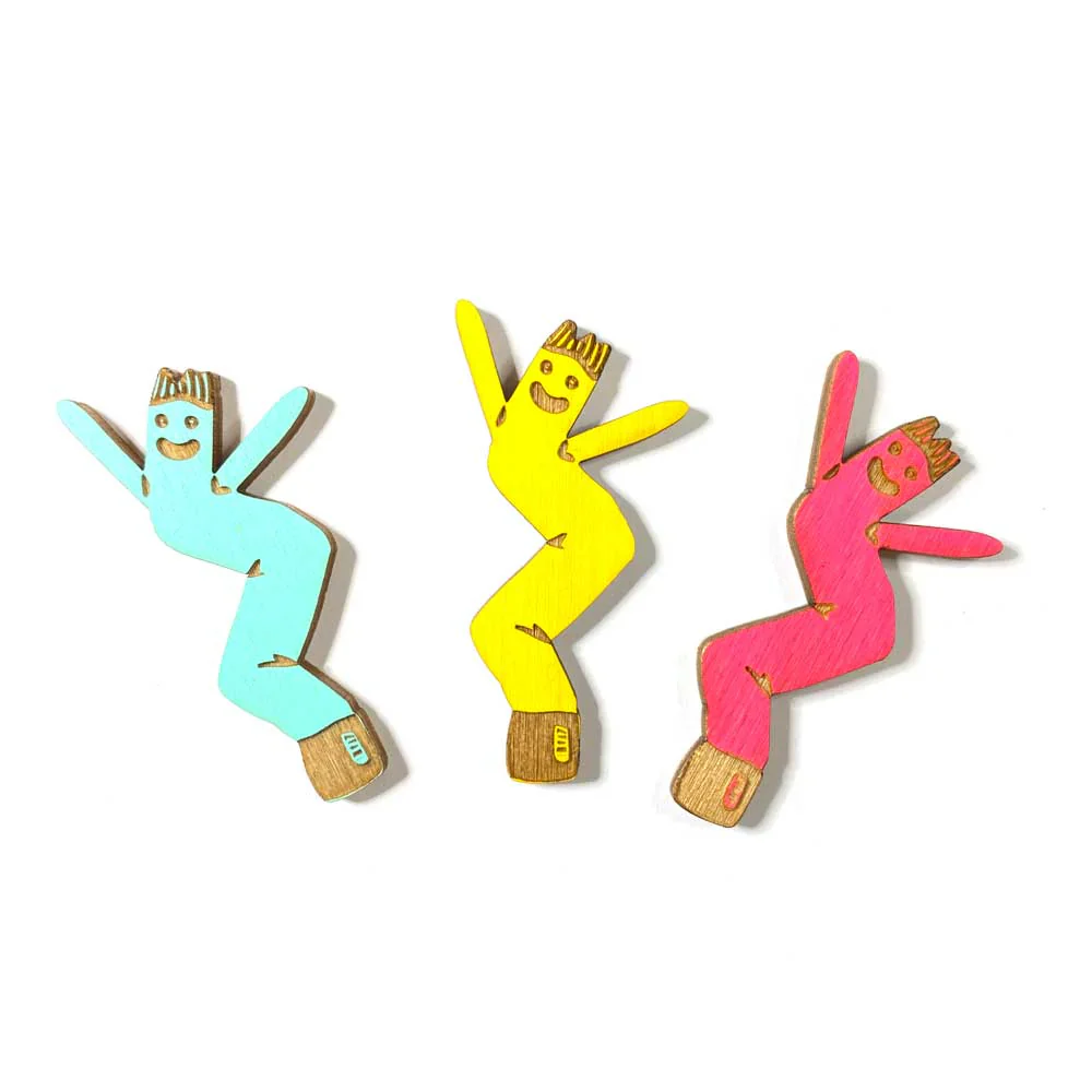 Wooden Air Dancer Pin - Image 2