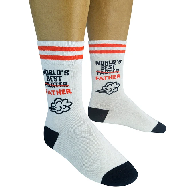 Worlds Best Father/Farter Socks - Image 3