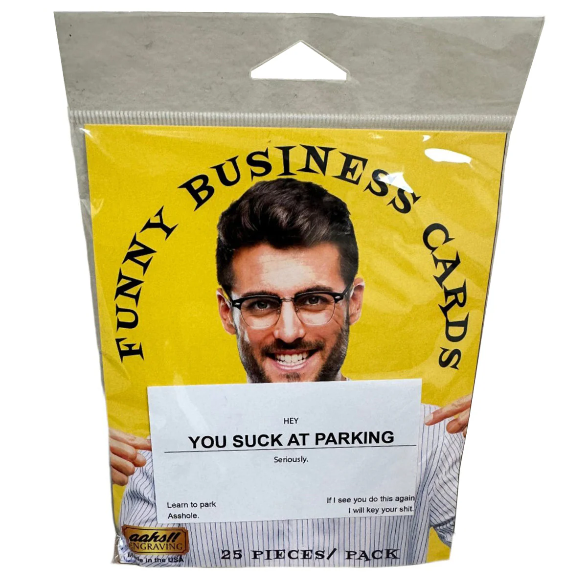 You Suck at Parking Business Card - pack of 25 - Image 2