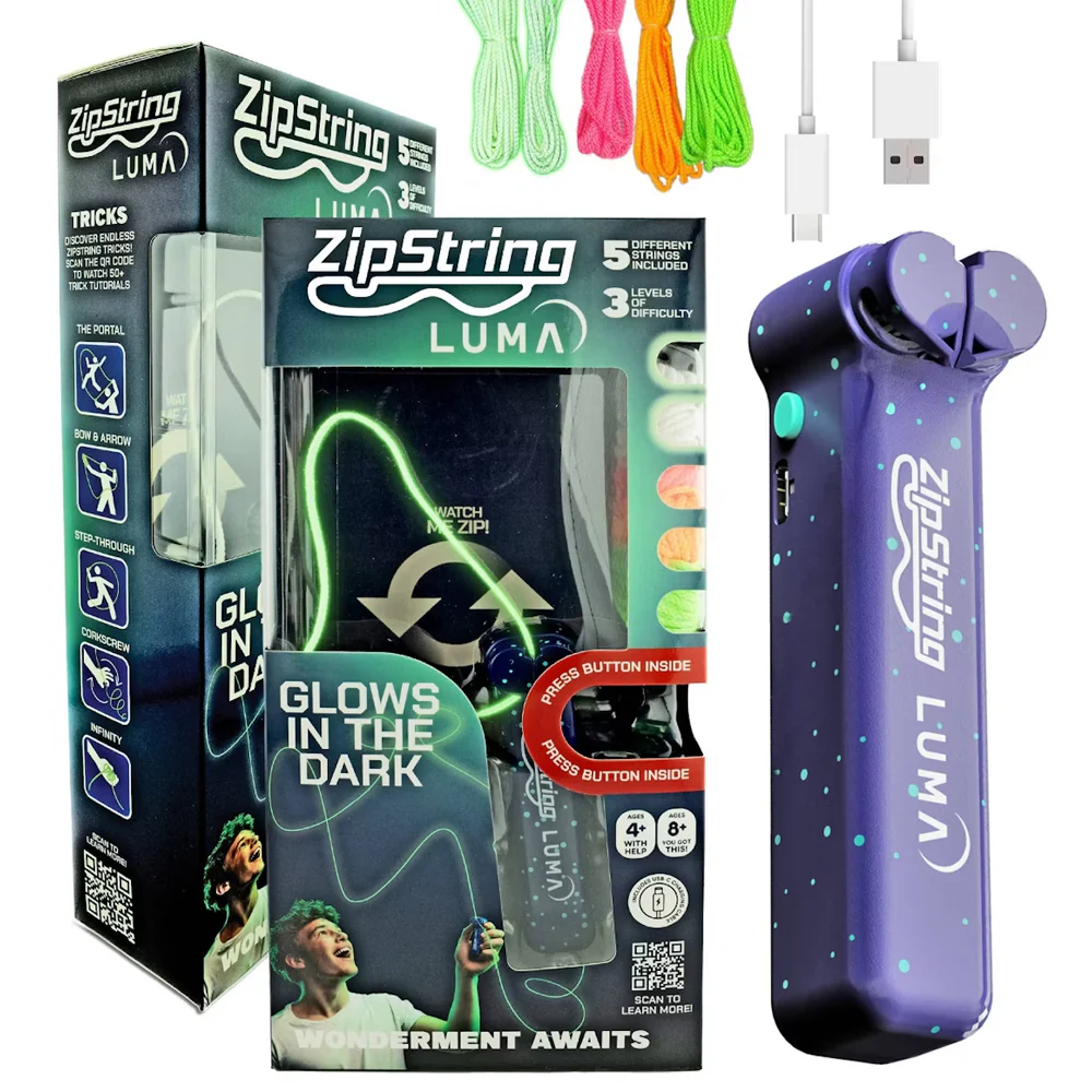 ZipString Luma - glow-in-the-dark trick string