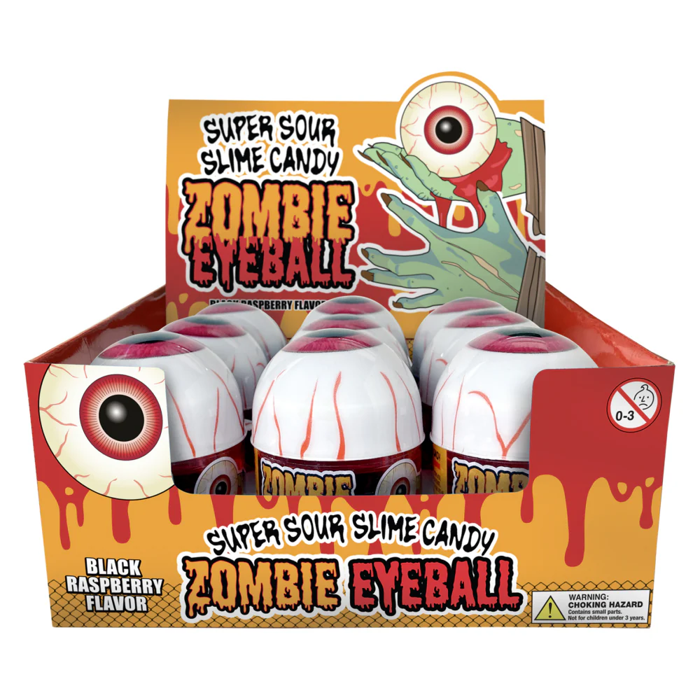 Zombie Eyeball Super Sour Slime Candy - Image 2